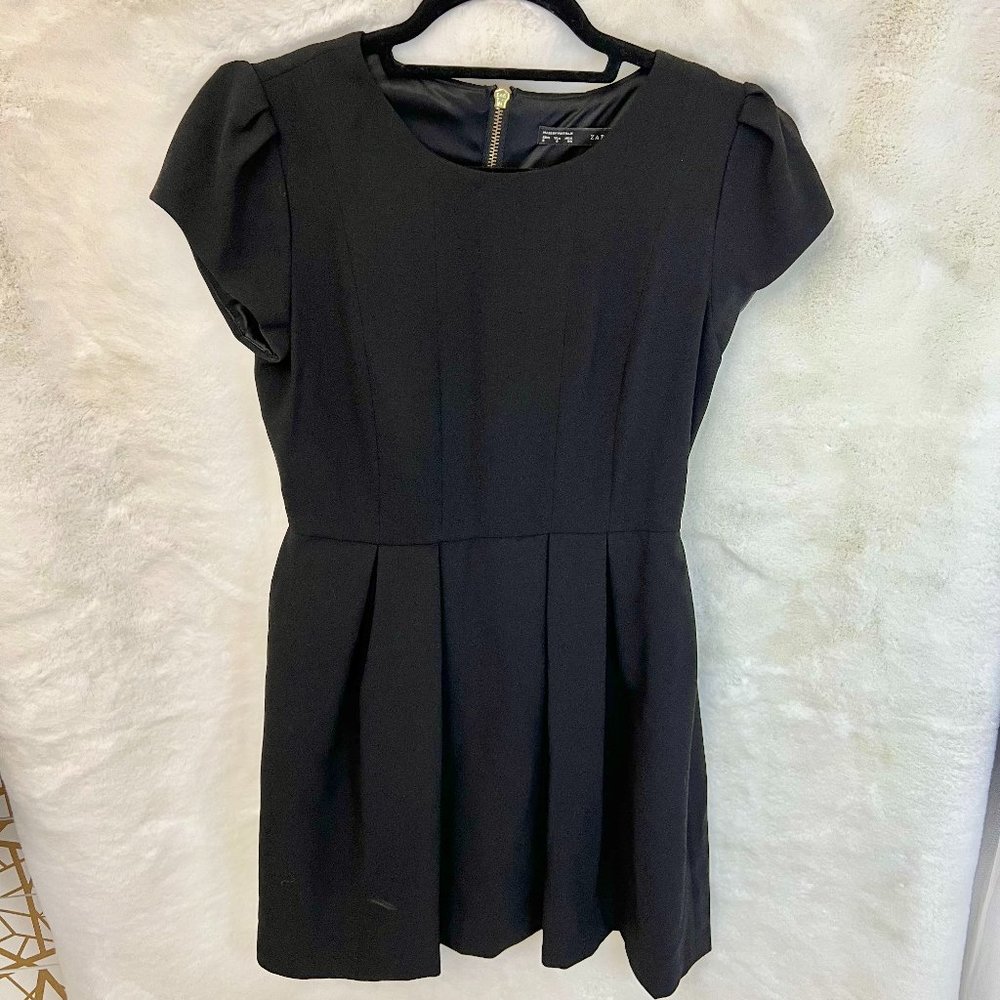 Zara Basic Black Babydoll Dress